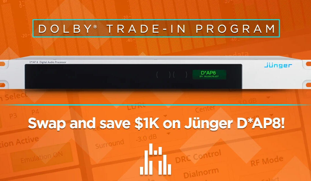 Jünger Trade-In Program per Dolby® DP570 & Professional Products